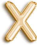 Gold Balloon Letter